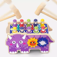 Wooden baby toddler toys - Bolt board