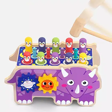 Wooden baby toddler toys - Bolt board