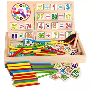 Multifunktionella räknestavar och matematik - Montessori leksaker