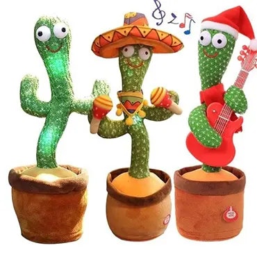 Dancing and Singing Cactus - Rechargeable