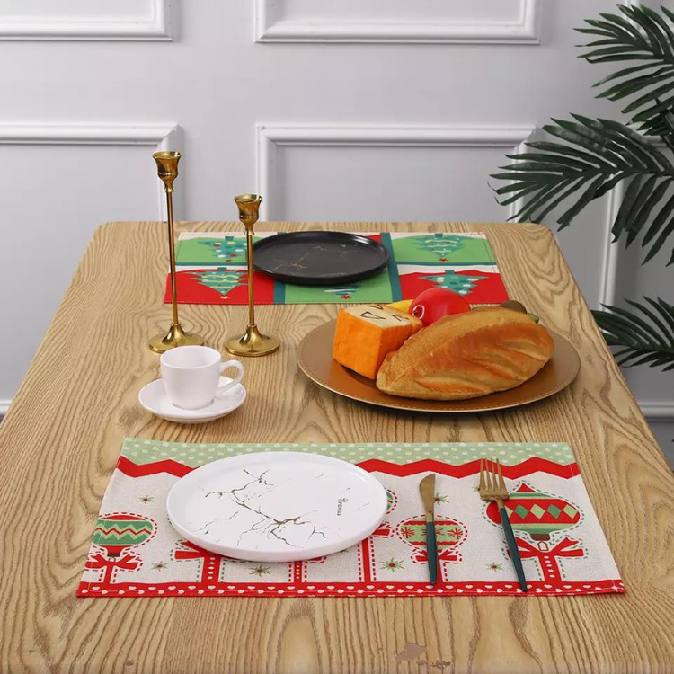 4 Christmas placemats - Christmas table mat