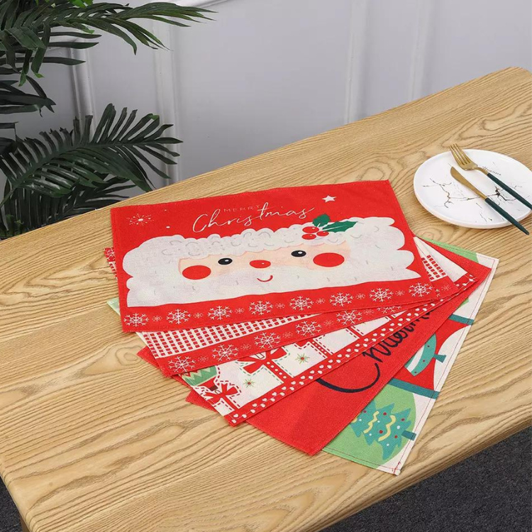 4 Christmas placemats - Christmas table mat