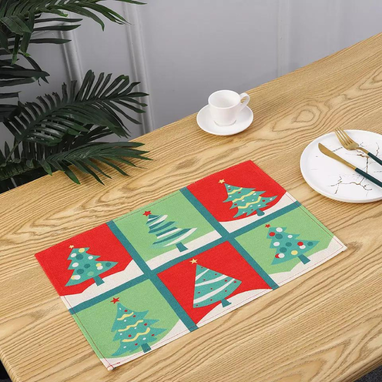 4 Christmas placemats - Christmas table mat