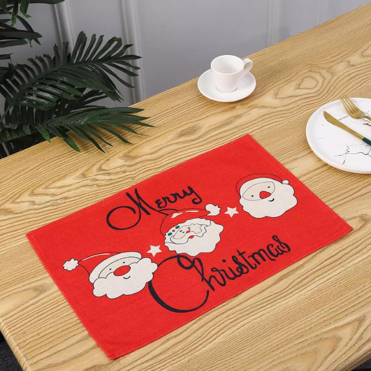 4 Christmas placemats - Christmas table mat