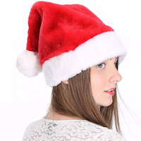 Santa hat Adult size - High quality