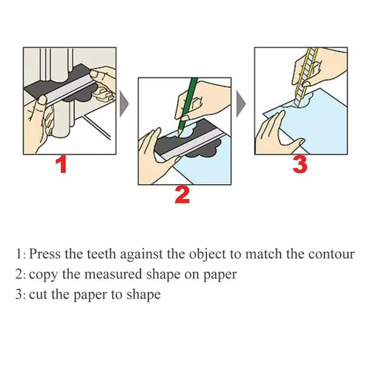 Contour gauge profile tool