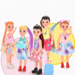 Babydocka - Överraskning förändring -Tvättbara Barbie Doll Leksaker-5,5 tum