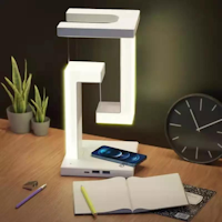 Desk lamp stand magnetic wireless charger table 4-in-1
