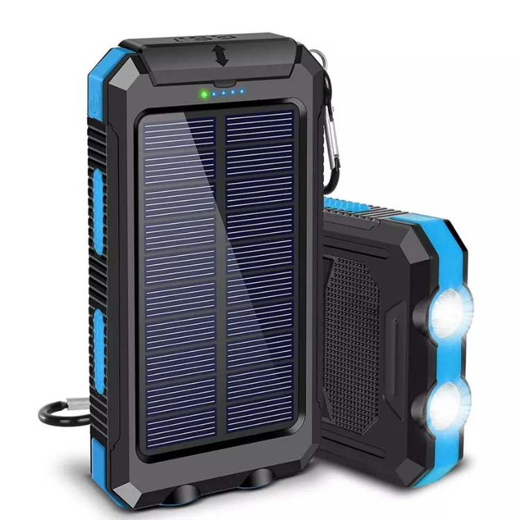 Outdoor mobile charger, with solar cells Powerbank- 20000mAh