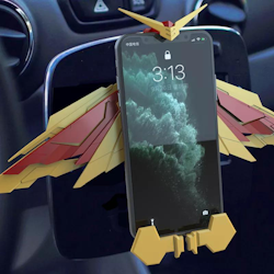 Motoriserad Gundam trådlös telefonladdare