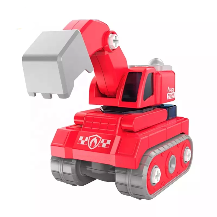 5 i 1 leksaksrobot bilar -Räddningen Modig Kombination - förvandla bil