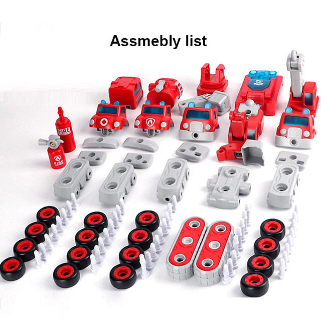 5 i 1 leksaksrobot bilar -Räddningen Modig Kombination - förvandla bil
