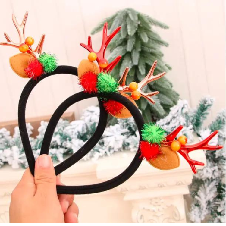 Christmas reindeer antler headband