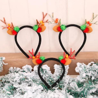 Christmas reindeer antler headband