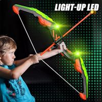 Bågpilar för barn med LED-lampor