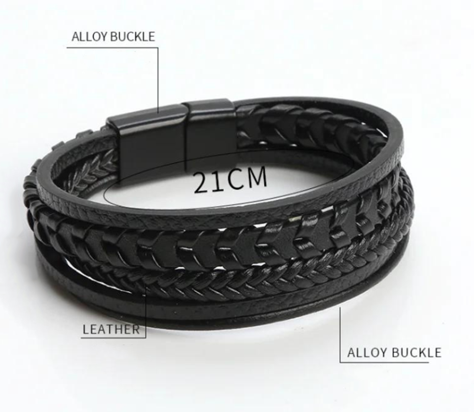 Stylish and Durable: Genuine Leather Bracelets for Men