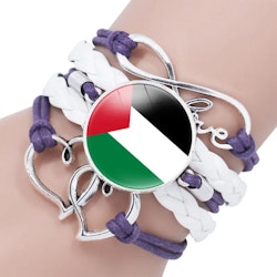 Love palestine flag bracelet