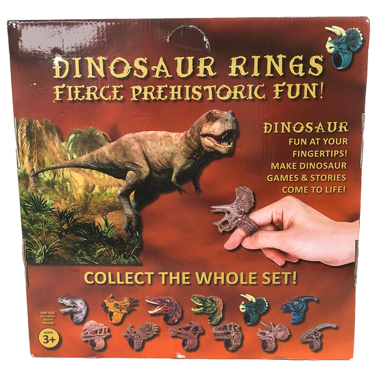 Dinosaurie-ring för lek - Dinosaur Rings