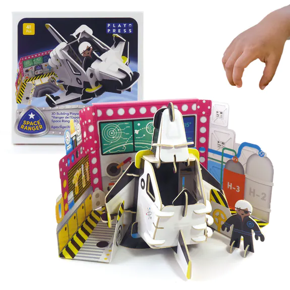 playpress leksek rymdfärja och astronaut leksaker