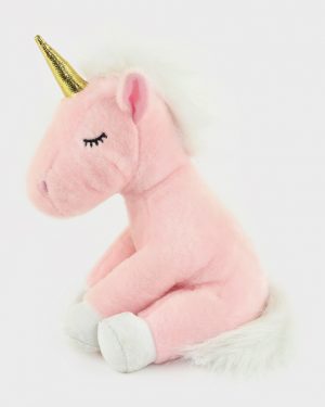 rosa unicorn gosedjur