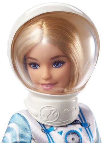 barbie astronaut docka med rymd hjälm