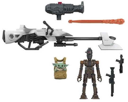 Star Wars Mission Fleet | Speeder Bike lekset med figurer och tillbehör