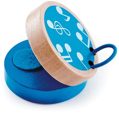 blå kastanjett musikinstrument för barn