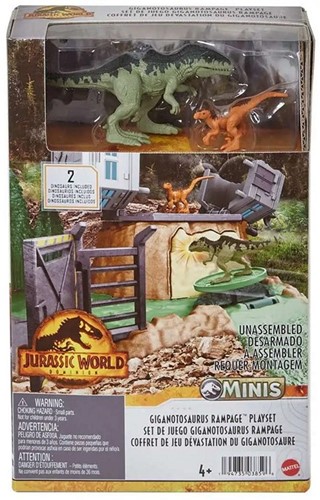 Jurassic World Minis | Gigantosaurus lekset med dinosaurier och tillbehör