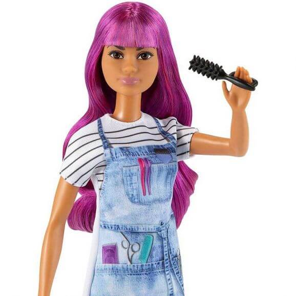 barbie you can be anything frisör med tillbehör