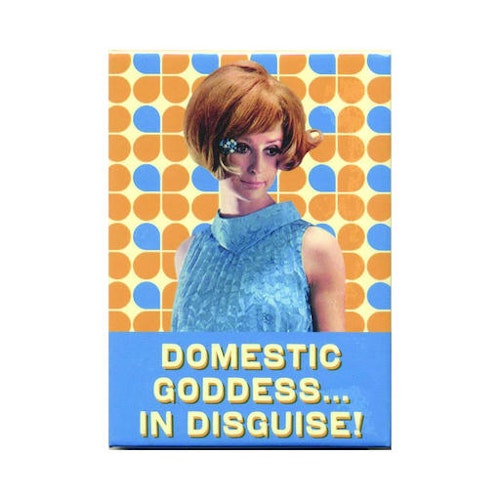 Magnet Citat | Domestic Goddess in disguise