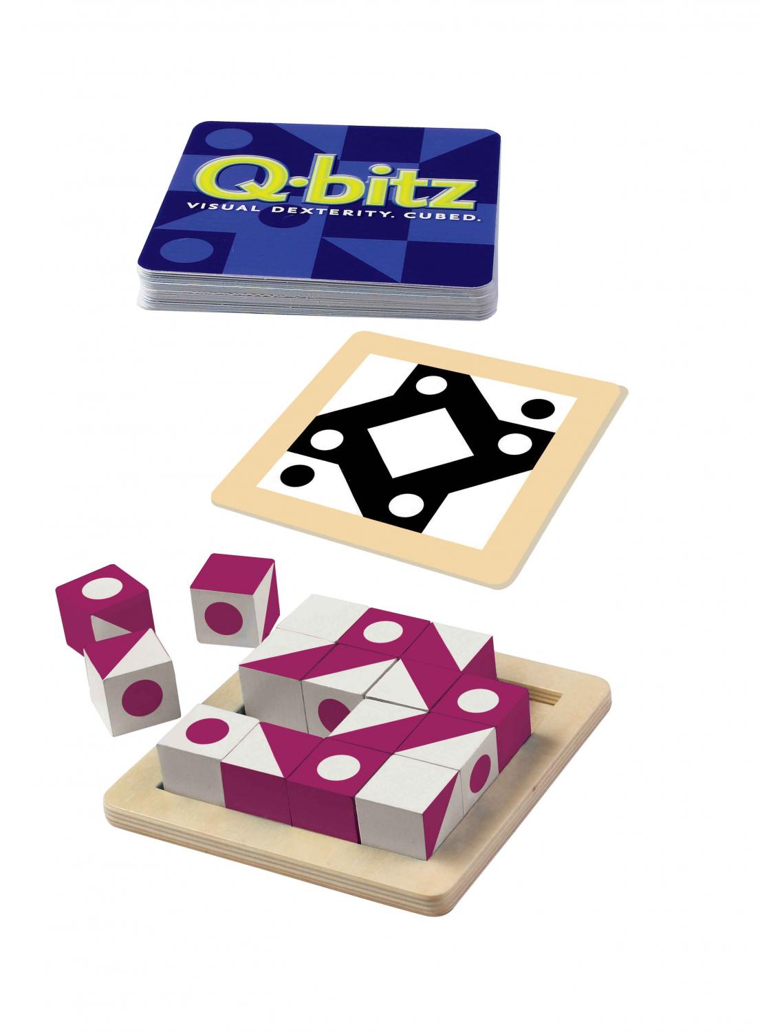 IQ-Spel: Q-Bitz Solo | Magenta Edition