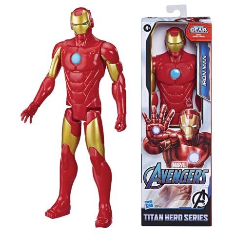 Avengers Iron Man Blast Gear Titan Hero Series Action Figure Hasbro