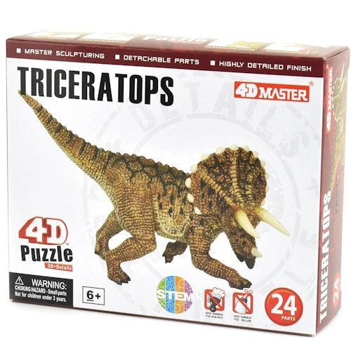 4D Pussel | Triceratops