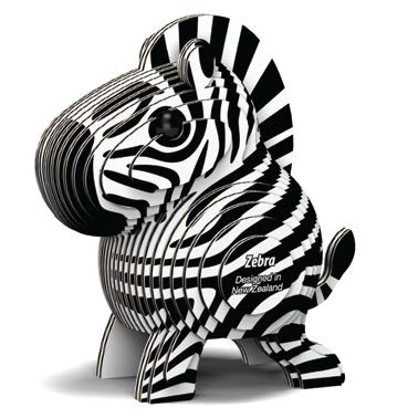 3D Pussel Zebra från Eugy Dodoland - Hållbara leksaker
