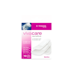 21203 Vivacare Sensitive, sterila allergivänliga plåster för känslig hud, 10-pack