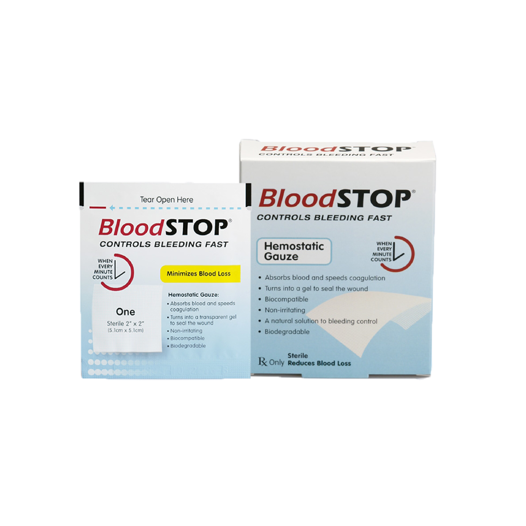 22201 BloodSTOP BS-09, 2,5x2,5cm, 20-pack