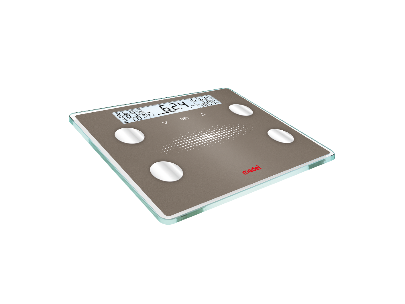 20702 Medel Diagnostic XXL, digital helkroppsvåg med stor display