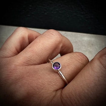 Silverring Amethyst Beauty