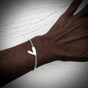 Silverarmband Charming Heart
