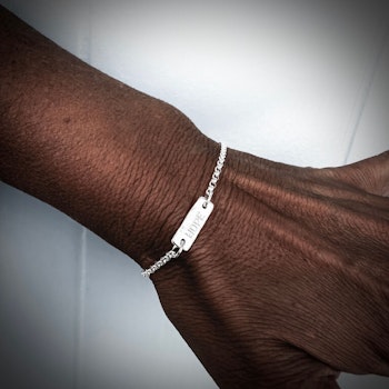 Silverarmband Hope