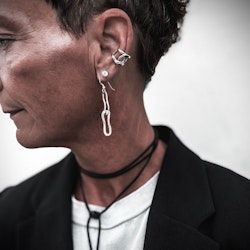 Silver Ear Cuffs Tillsammans är vi starka