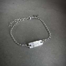 Silverarmband Hope
