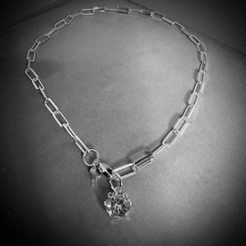 Silverhalsband Shine