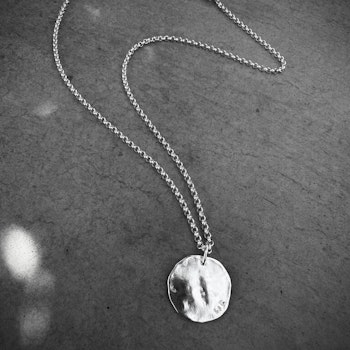 Silverhalsband Raw Plate