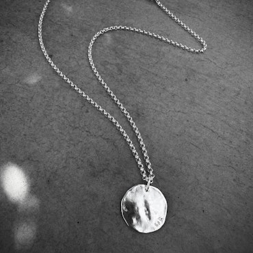 Silverhalsband Raw Plate
