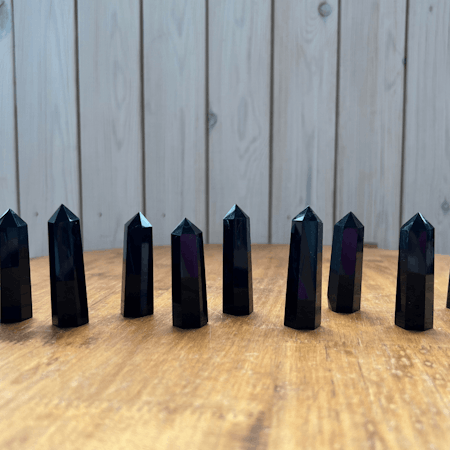 Spets Svart Obsidian