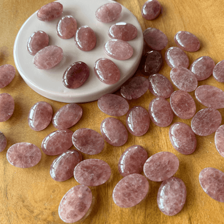 Amulett Jordgubbskvarts