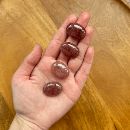 Amulett Jordgubbskvarts