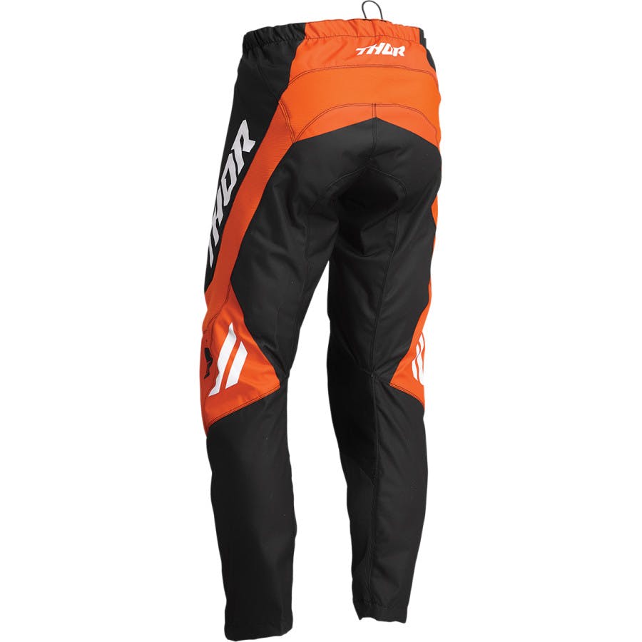 THOR YOUTH SECTOR CHEV CHARCOAL/RED ORANGE PANT