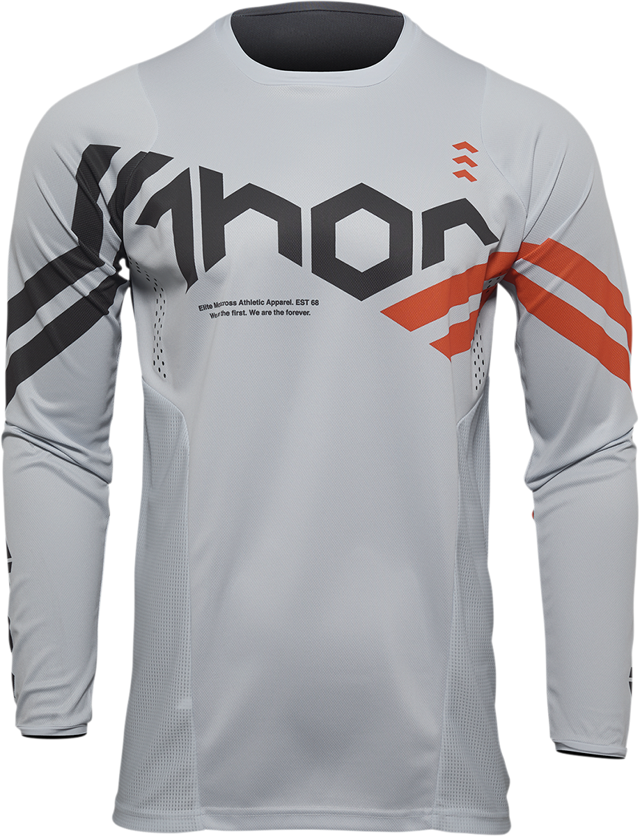 THOR JERSEY PULSE CUBE GY/OR